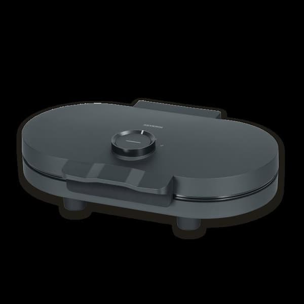 Gaufrier - Black Line - Dubbelplatta - Justerbar temperatur - Vertikal lagring - Non-stick