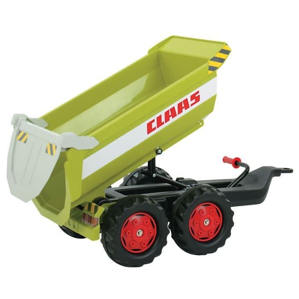 2-axlad TP tipp - ROLLY TOYS - CLAAS RollyTrailer Series - Grön - För barn från 3 år och uppåt