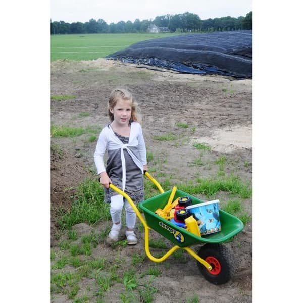 Trailer - BERG Dempy Trolley - Skottkärra för barn i åldern 3 år - Grön