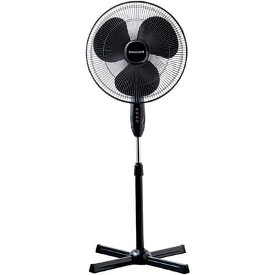 Honeywell HSF1630E4 Golvfläkt Comfort Control Black