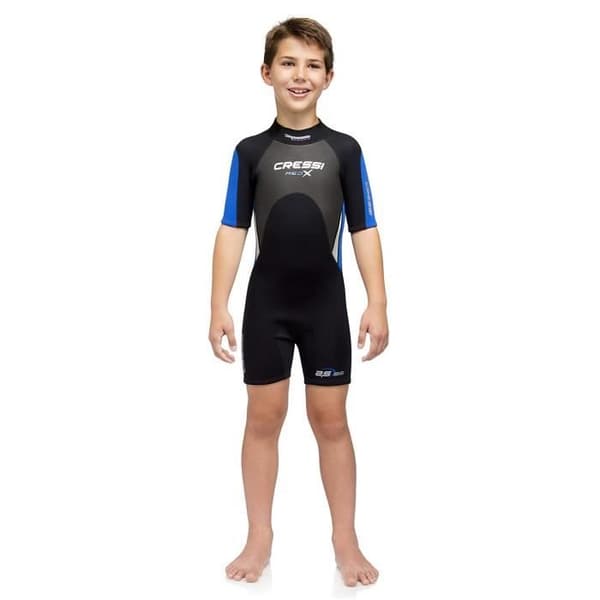 Cressi Med X Child 3 mm Shorty våtdräkt S (8/9 år) - LV438002