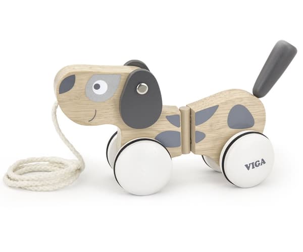 Viga 51614 Grå och vit hund för dragning