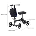 Miniatyrbillede 3 af 4: Knee Walker, Justerbar Højde, Styrebar Design