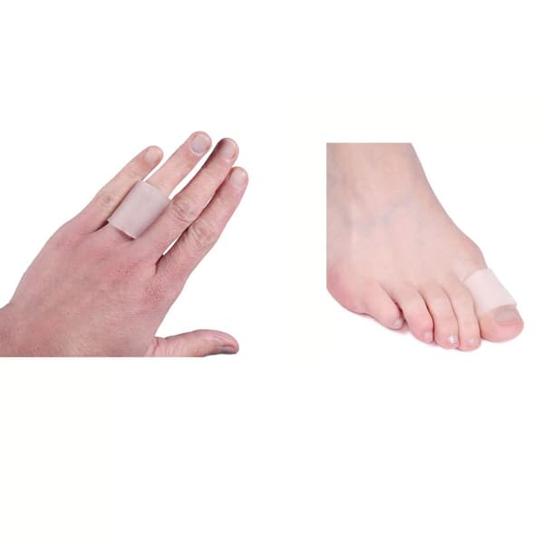 Termoplastiskt finger- och tåskydd av kött 2 cm - 6 st
