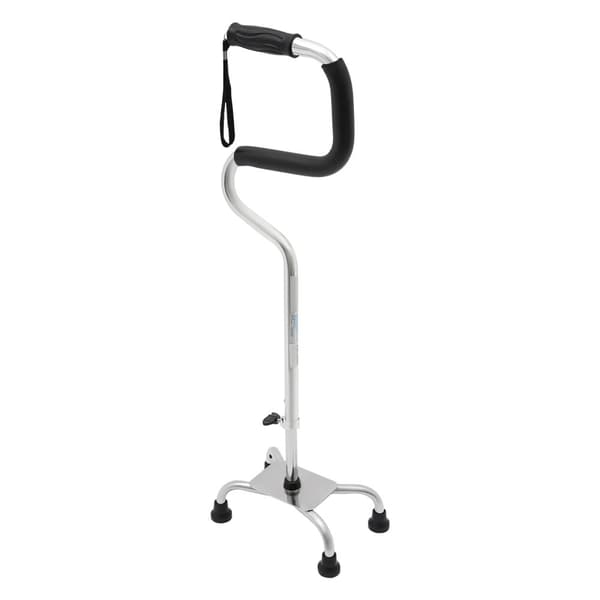 Gånghjälpmedel, Justerbar Höjd 78-95,9 cm, Maximal Belastningskapacitet 136 kg,Silver