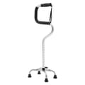 Miniatyrbillede 2 af 2: Justerbar Ganghjælp, Fire-benet Design, Maksimal Belastning 300 lbs, Justerbar Højde 30,7-37,75 tommer,HVID