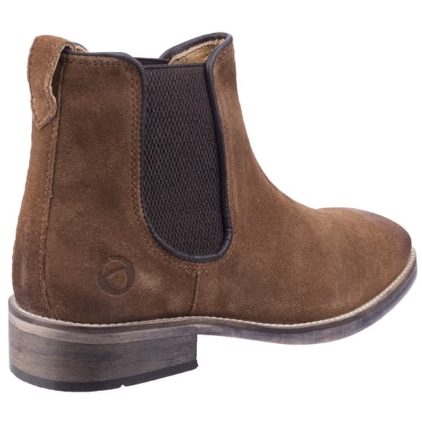 Cotswold Mens Corsham Town Leather Pull On Casual Chelsea Ankle Boots