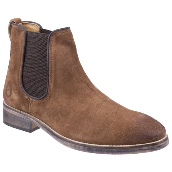 Cotswold Mens Corsham Town Leather Pull On Casual Chelsea Ankle Boots