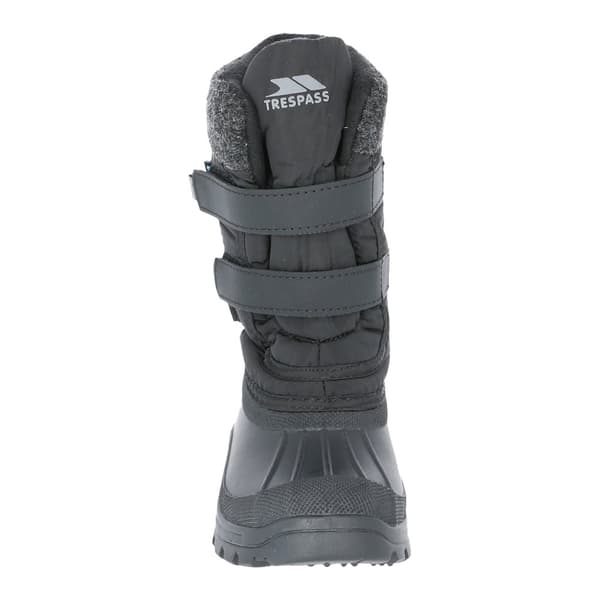 Trespass Childrens Boys Strachan II Waterproof Touch Fastening Snow Boots