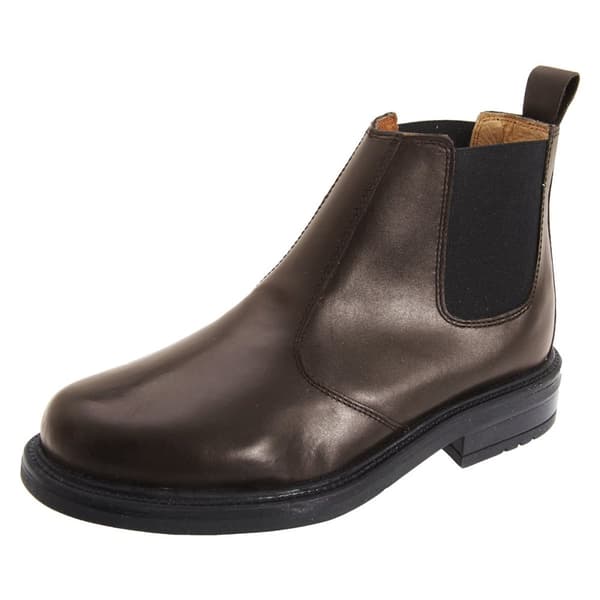 Roamers Mens Leather Quarter Lining Gusset Dealer Boots