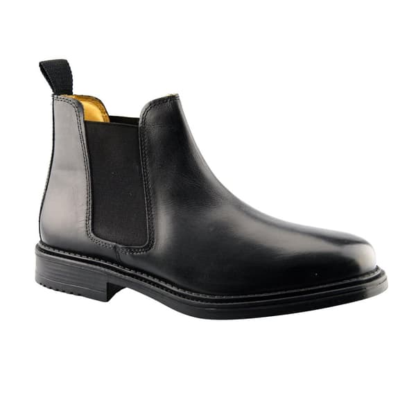 Roamers Mens Leather Quarter Lining Gusset Dealer Boots