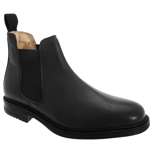 Roamers Mens Leather Quarter Lining Gusset Dealer Boots Black 10 UK