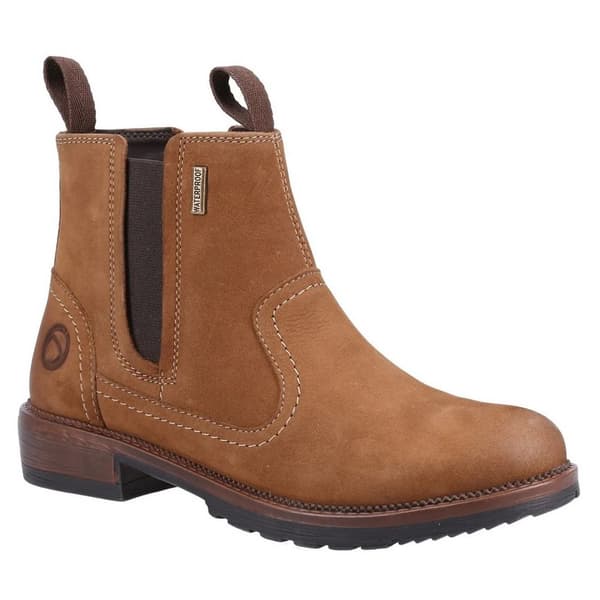 Cotswold Dame/Ladies Laverton slip on læder ankelstøvle