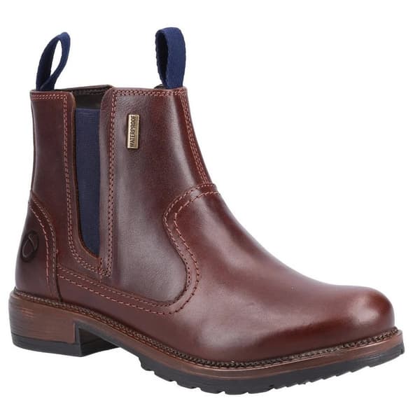 Cotswold Dame/Ladies Laverton slip on læder ankelstøvle