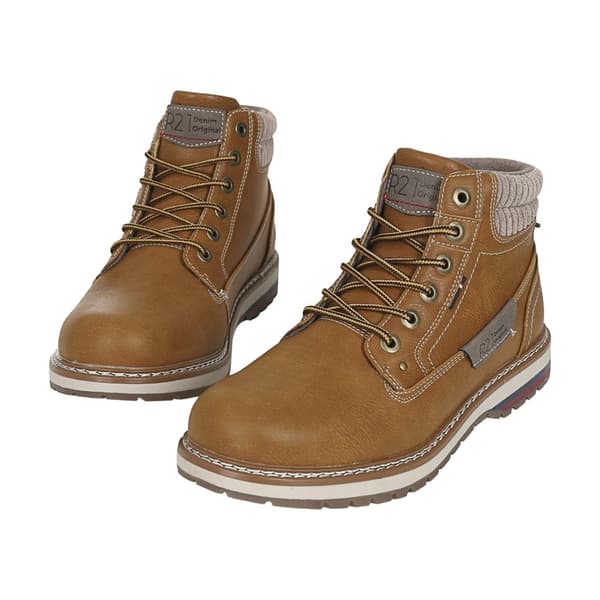 Route 21 6 Eyelet Ankle Boot för män Honey 7 UK