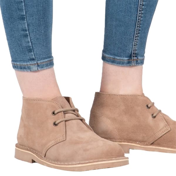 Roamers Womens/Ladies Real Suede Unlined Desert Boots