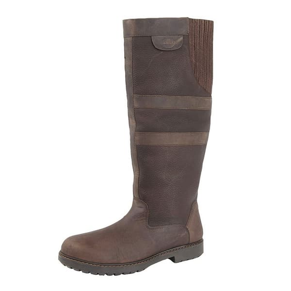 Woodland Womens/Ladies Hailey Waxy Leather Gusset Country Boot