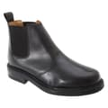 Miniatyrbild 1 av 3: Roamers Chelsea Boots i läder med kvartsfoder och kofot för män