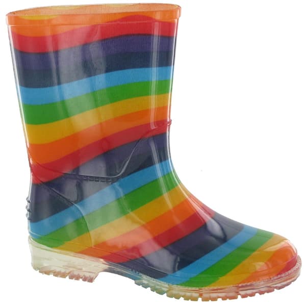 Cotswold PVC Kids Rainbow Welly / Stövlar för flickor