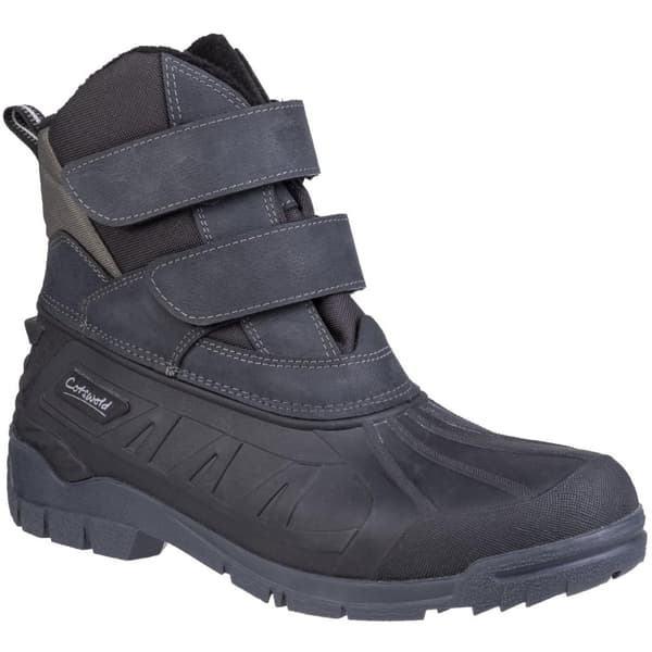 Cotswold Mens Kempsford Hybrid Wellington Boot Black 8 UK