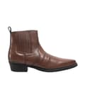 Miniatyrbilde 1 av 3: Woodland Mens Distressed Leather Gusset Western Ankle Boots
