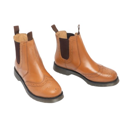 Bild av Grafters Unisex Brogue Gusset Dealer Boots