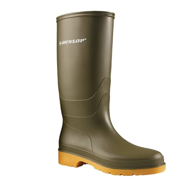 Dunlop Junior Dull Wellies Green 3 UK