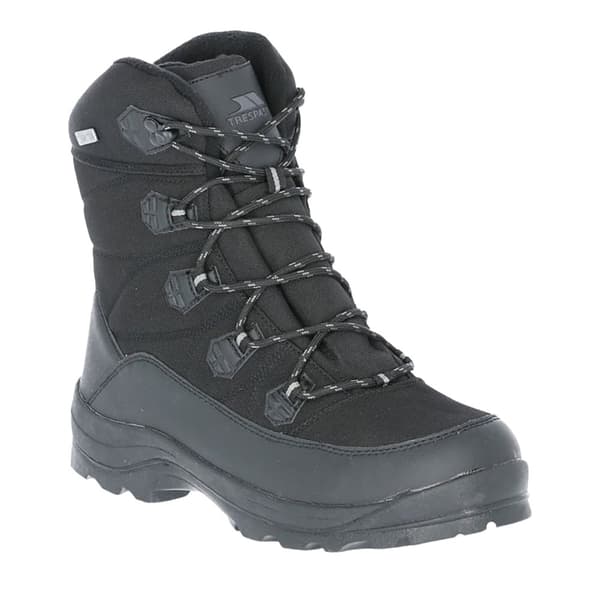 Trespass Mens Zotos Waterproof Snowboots Black 6 UK