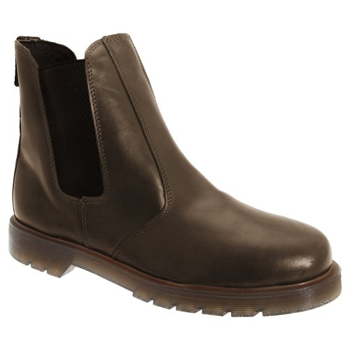 Bild av Grafters Män drar på läder Twin Gusset Dealer Boots