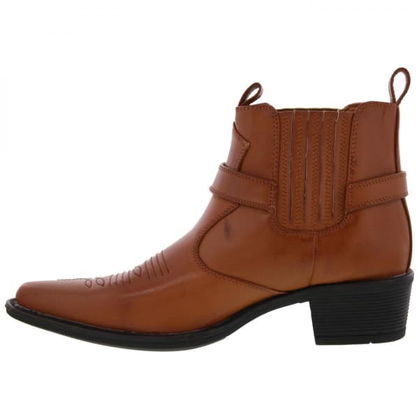 US Brass Mens Eastwood Cowboy Ankle Boots