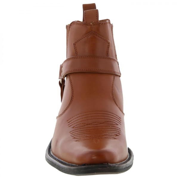 US Brass Mens Eastwood Cowboy Ankle Boots