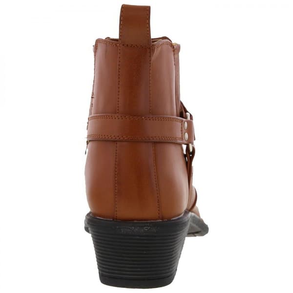 US Brass Mens Eastwood Cowboy Ankle Boots