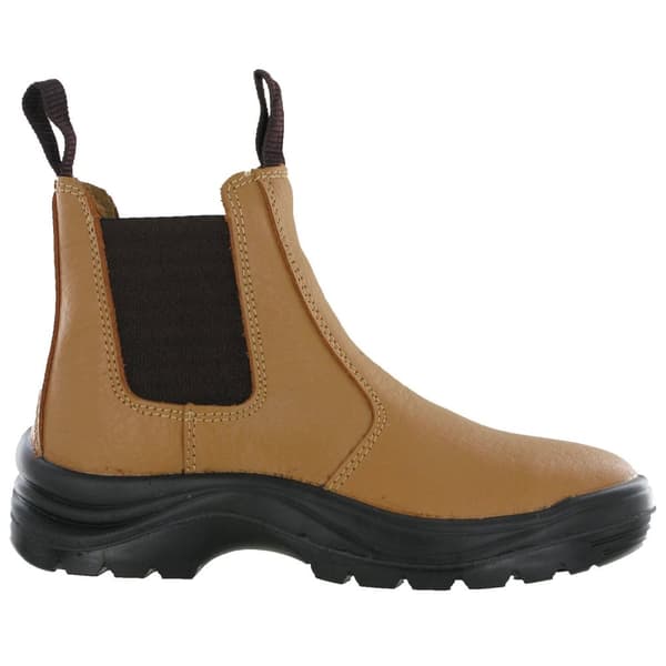 Grafters Mens Grain Leather Chelsea Safety Boots