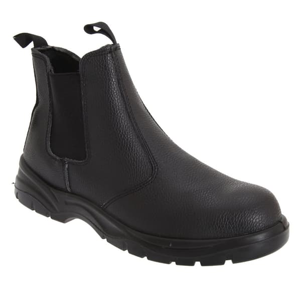 Grafters Mens Grain Leather Chelsea säkerhetsstövlar