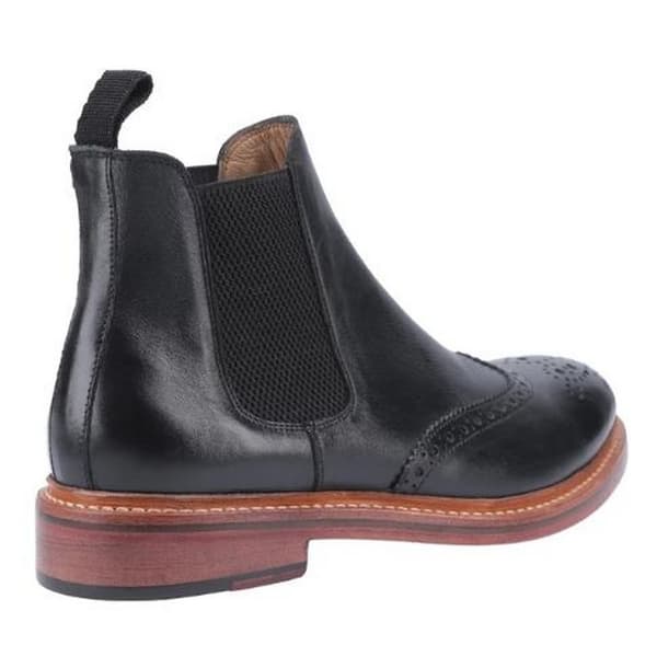 Cotwold Mens Siddington Leather Elasticated Dress Boot för män