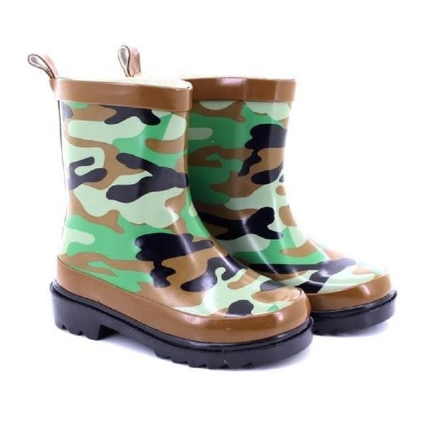 StormWells Childrens/Kids Camouflage Print Wellingtons