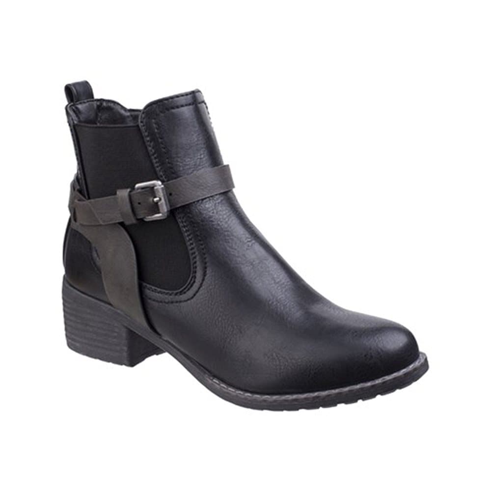 Divaz Kvinnor/Damer Ivana Block Heel Ankle Boots