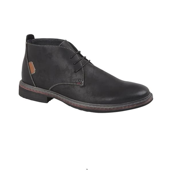Goor 3 Eye Synthetic Nubuck Desert Boots för män Black 7 UK