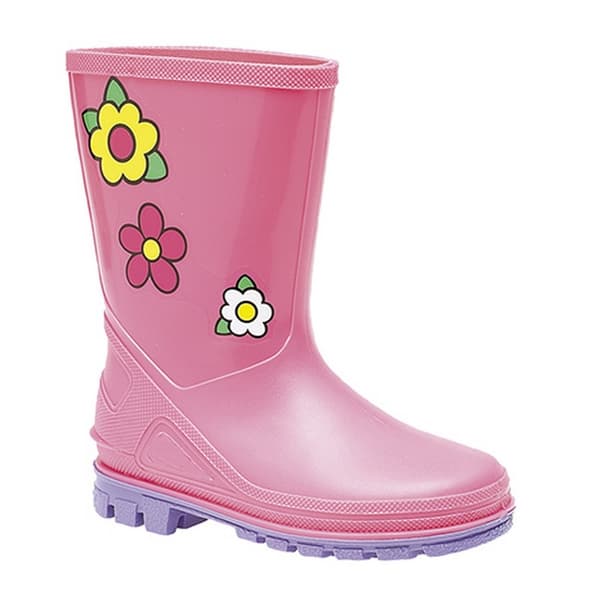 StormWells Flickor Puddle Floral Wellingtons