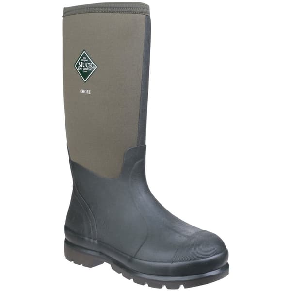 Muck Boots Unisex Chore Classic Hi Patterned Wellingtons Moss 4 UK