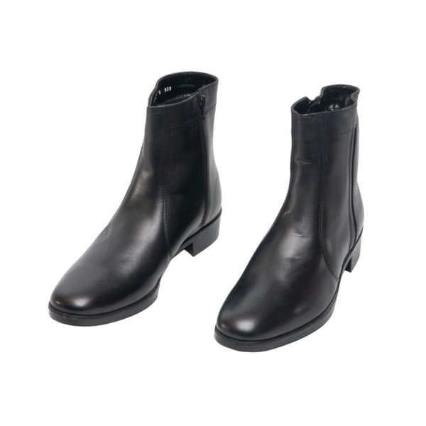 Scimitar Mens Inside Zip Lined Resin Sole Boots