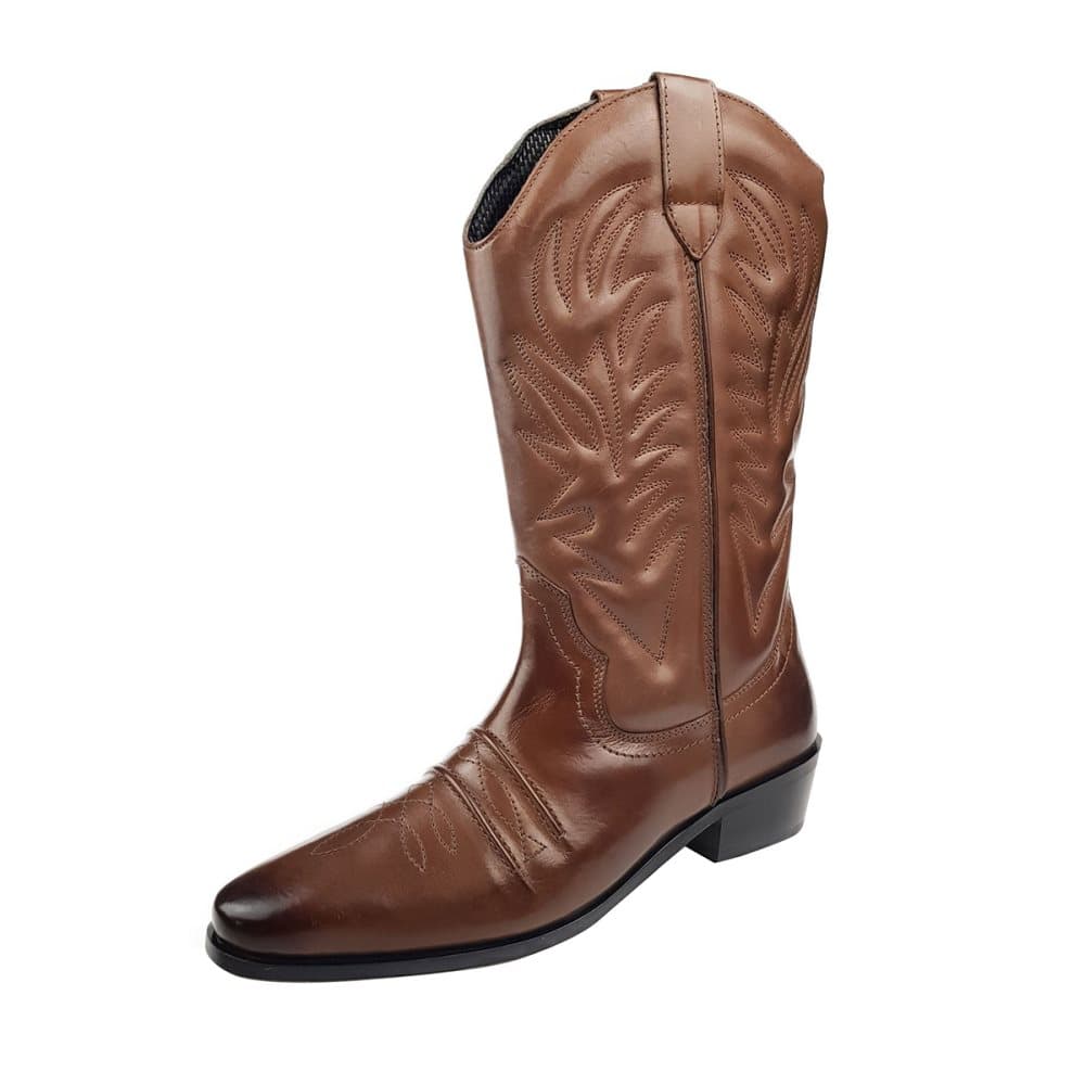Woodland Hög Clive Western Cowboy Boots för män