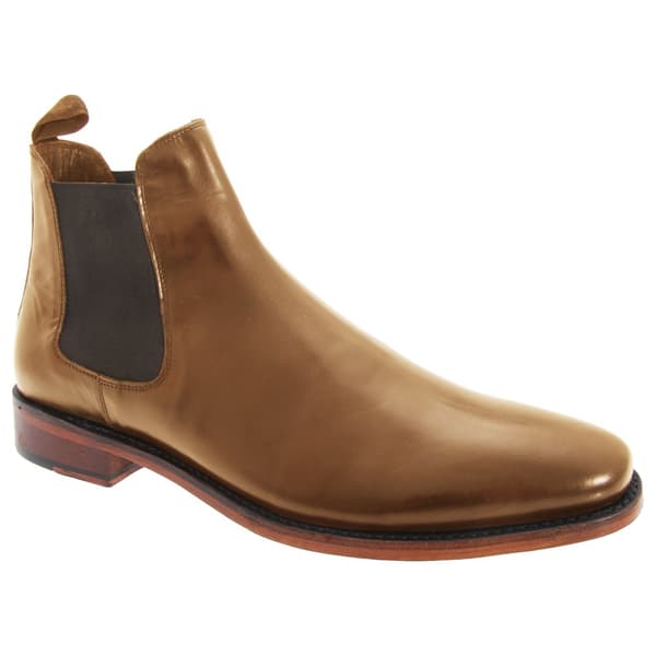 Kensington Classics Mens Twin Gusset All Leather Chelsea Boots Tan 12 UK