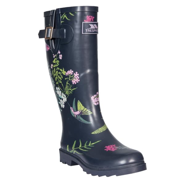 Trespass Womens/Ladies Elena Wellington Boots Humming Bird Print 6 UK