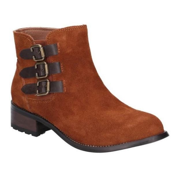 Divaz Womens/Ladies Lexi Slip On Buckle Boot Tan 4 UK