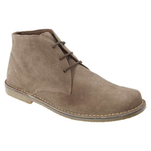 Roamers Mens Real Suede Fulfit Desert Boots Sand 8 UK