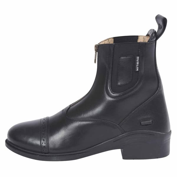 Dublin Womens/Ladies Evolution Zip Front Waterproof Leather Paddock Boots