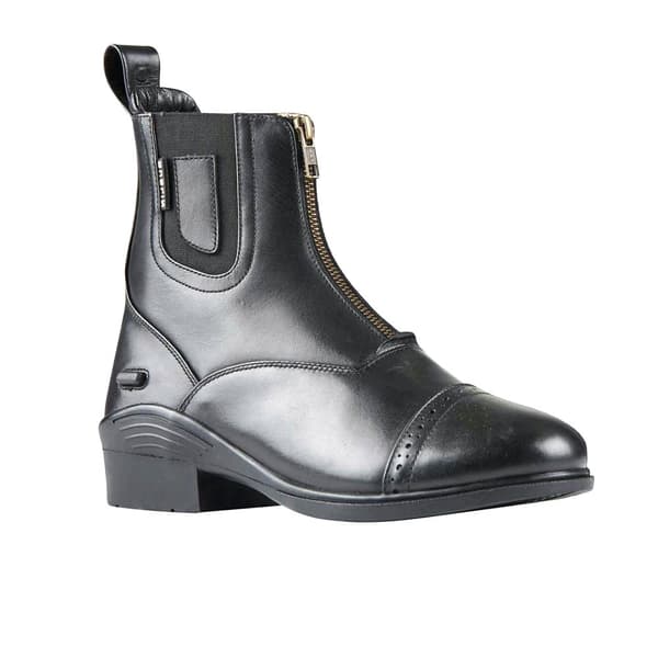 Dublin Womens/Ladies Evolution Zip Front Waterproof Leather Paddock Boots Black 7 UK