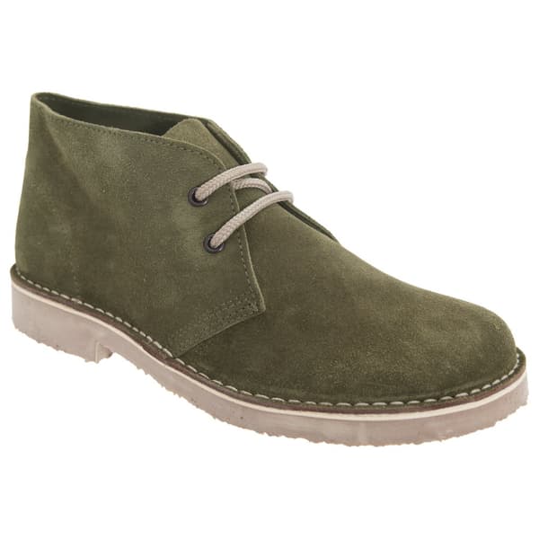 Roamers Mens Real Suede Round Toe Unlined Desert Boots