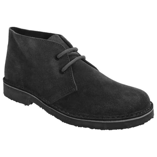 Roamers Mens Real Suede Round Toe Unlined Desert Boots